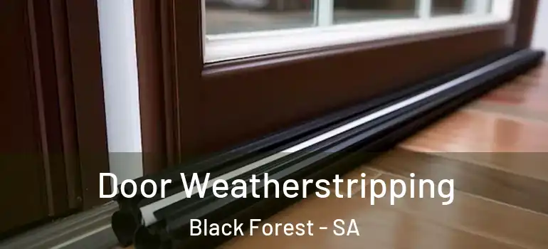 Door Weatherstripping Black Forest - SA