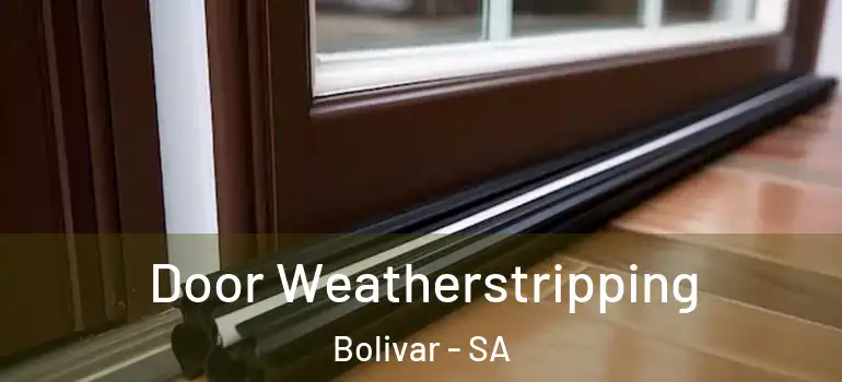 Door Weatherstripping Bolivar - SA