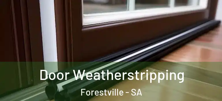 Door Weatherstripping Forestville - SA