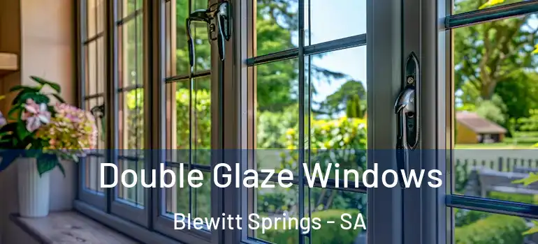 Double Glaze Windows Blewitt Springs - SA