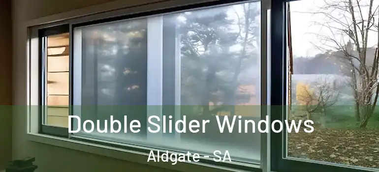 Double Slider Windows Aldgate - SA