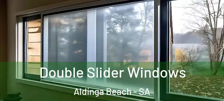 Double Slider Windows Aldinga Beach - SA