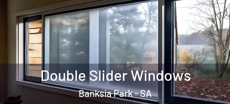 Double Slider Windows Banksia Park - SA