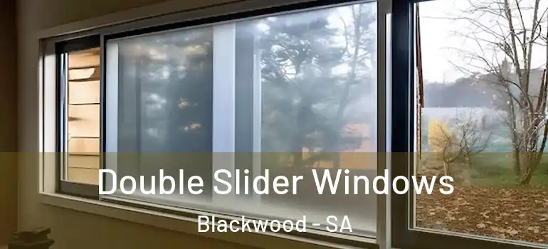 Double Slider Windows Blackwood - SA