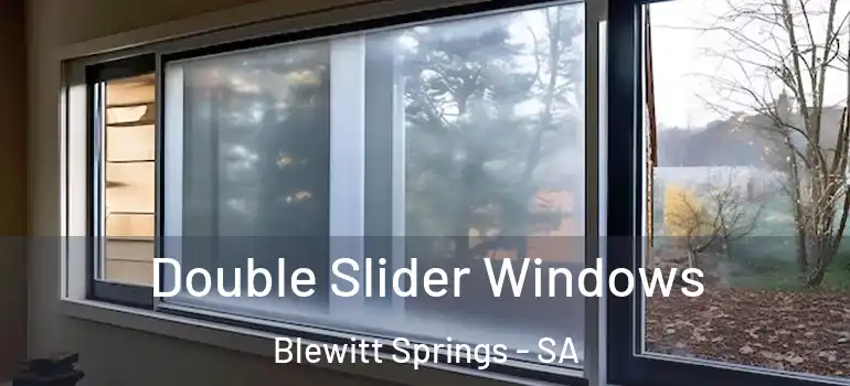 Double Slider Windows Blewitt Springs - SA