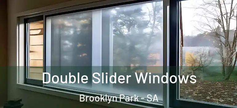 Double Slider Windows Brooklyn Park - SA