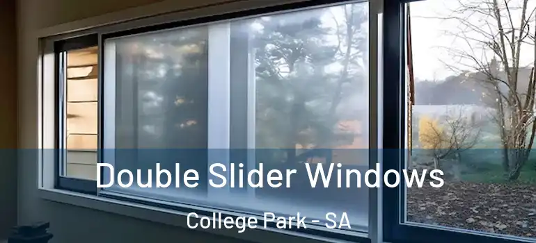 Double Slider Windows College Park - SA