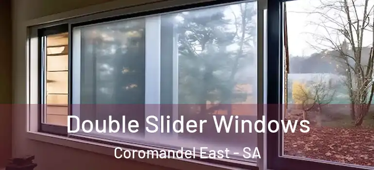 Double Slider Windows Coromandel East - SA