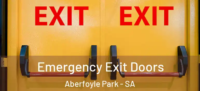 Emergency Exit Doors Aberfoyle Park - SA