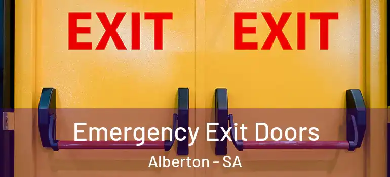 Emergency Exit Doors Alberton - SA