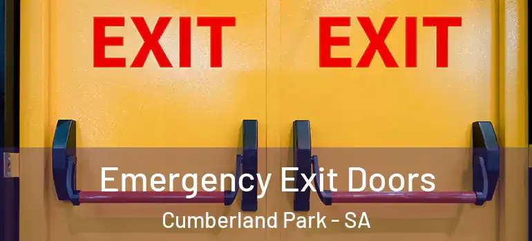 Emergency Exit Doors Cumberland Park - SA