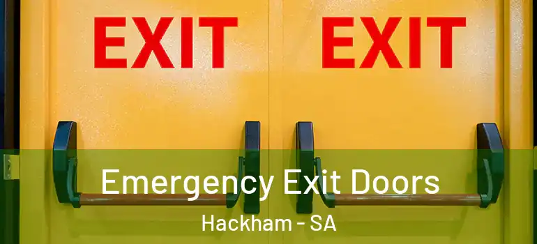Emergency Exit Doors Hackham - SA