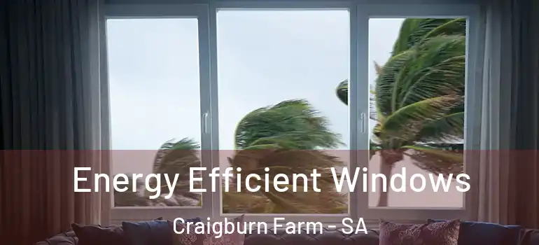 Energy Efficient Windows Craigburn Farm - SA