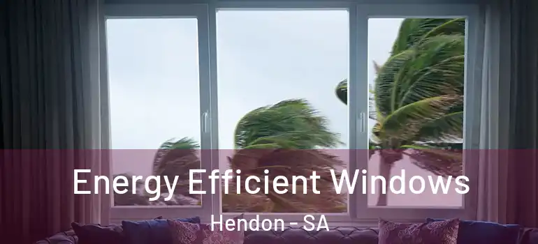 Energy Efficient Windows Hendon - SA