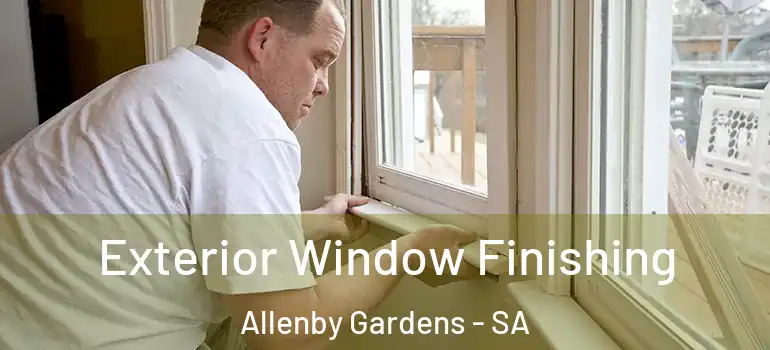 Exterior Window Finishing Allenby Gardens - SA