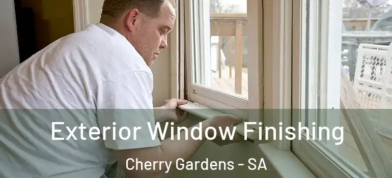 Exterior Window Finishing Cherry Gardens - SA