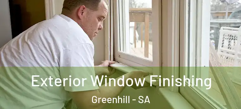 Exterior Window Finishing Greenhill - SA