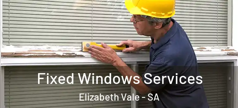 Fixed Windows Services Elizabeth Vale - SA