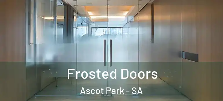 Frosted Doors Ascot Park - SA