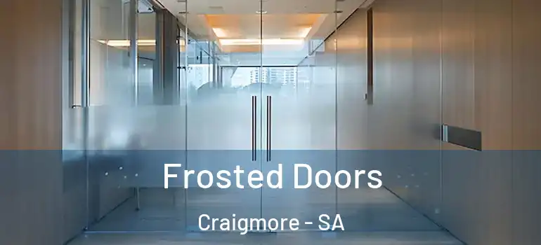 Frosted Doors Craigmore - SA