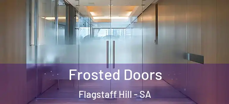 Frosted Doors Flagstaff Hill - SA