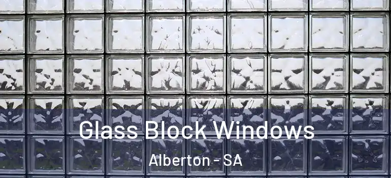Glass Block Windows Alberton - SA