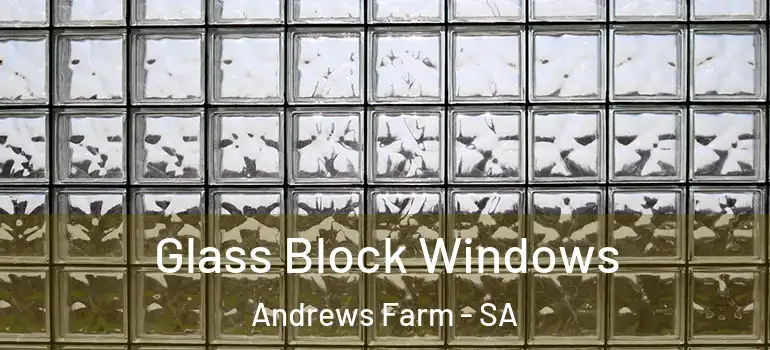 Glass Block Windows Andrews Farm - SA