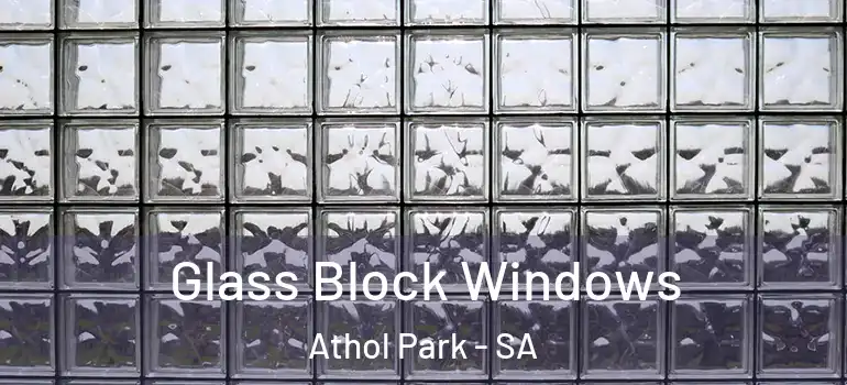 Glass Block Windows Athol Park - SA