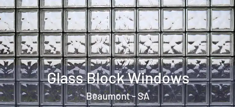 Glass Block Windows Beaumont - SA
