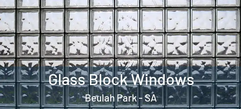 Glass Block Windows Beulah Park - SA