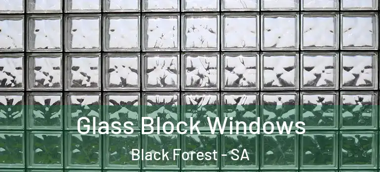 Glass Block Windows Black Forest - SA