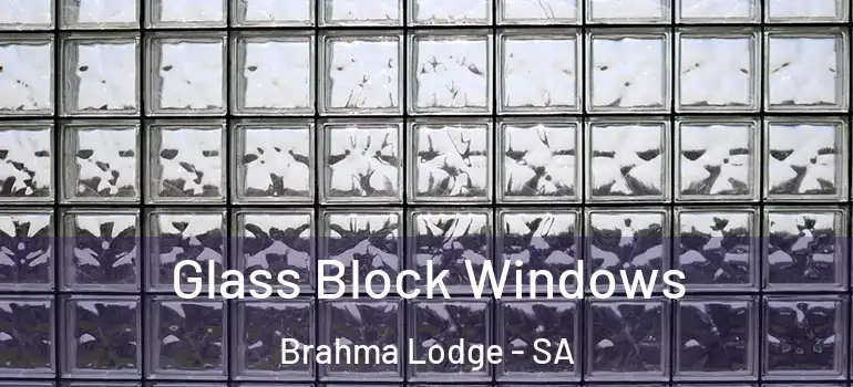 Glass Block Windows Brahma Lodge - SA