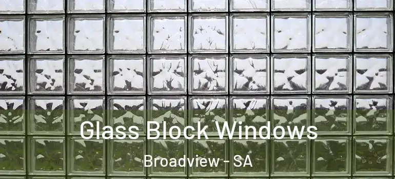 Glass Block Windows Broadview - SA