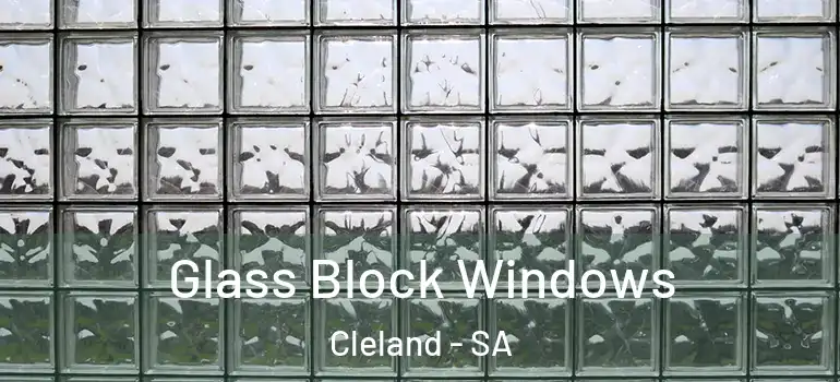 Glass Block Windows Cleland - SA