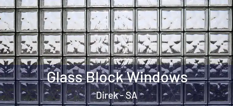 Glass Block Windows Direk - SA