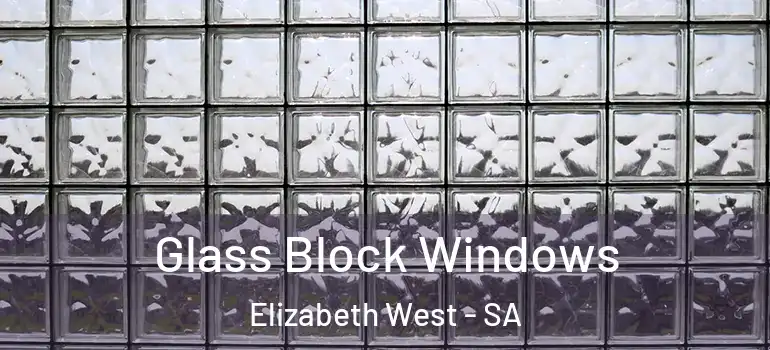 Glass Block Windows Elizabeth West - SA