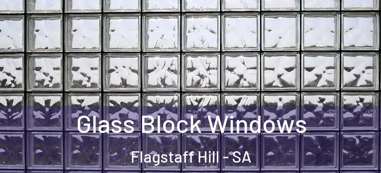  Glass Block Windows Flagstaff Hill - SA