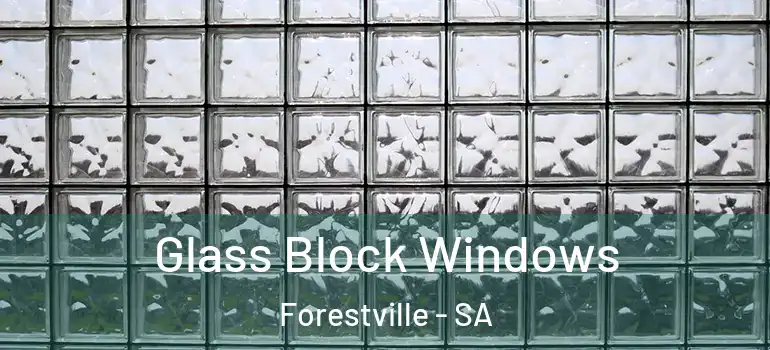  Glass Block Windows Forestville - SA