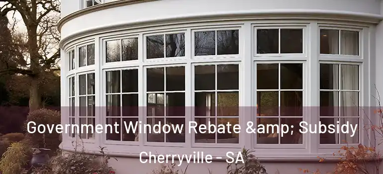 Government Window Rebate & Subsidy Cherryville - SA