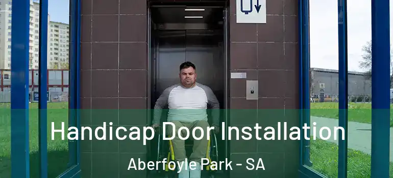 Handicap Door Installation Aberfoyle Park - SA