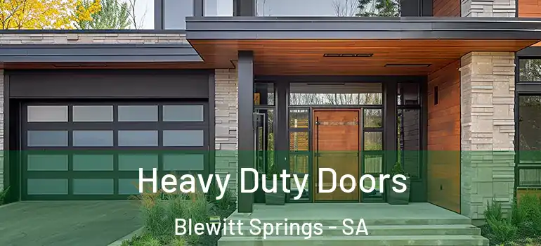 Heavy Duty Doors Blewitt Springs - SA