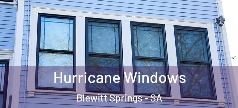 Hurricane Windows Blewitt Springs - SA