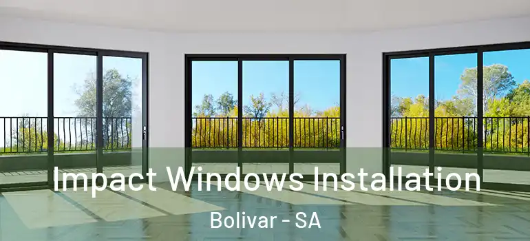 Impact Windows Installation Bolivar - SA
