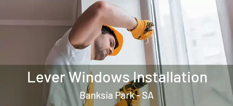 Lever Windows Installation Banksia Park - SA