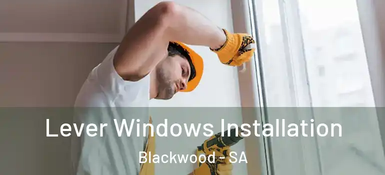 Lever Windows Installation Blackwood - SA