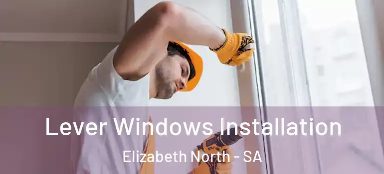Lever Windows Installation Elizabeth North - SA