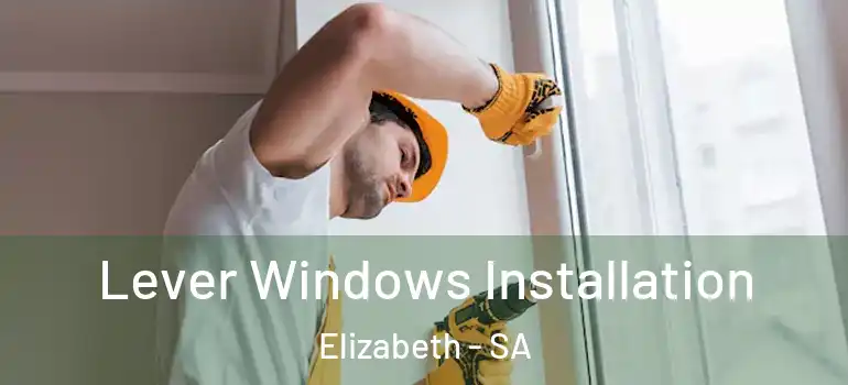 Lever Windows Installation Elizabeth - SA