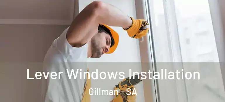  Lever Windows Installation Gillman - SA