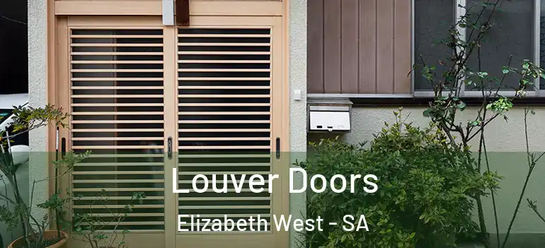 Louver Doors Elizabeth West - SA