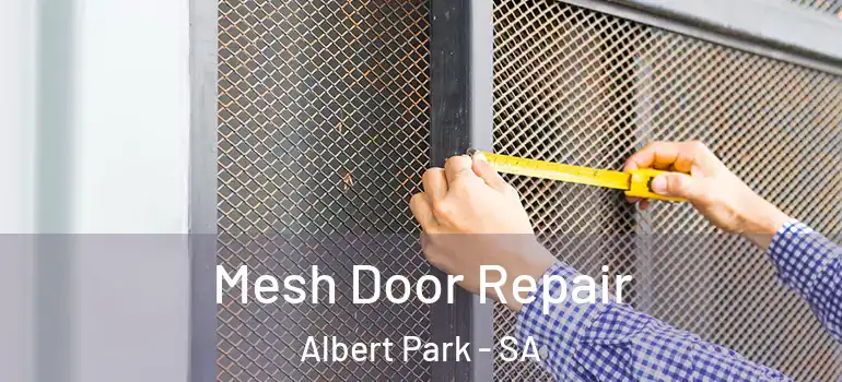 Mesh Door Repair Albert Park - SA